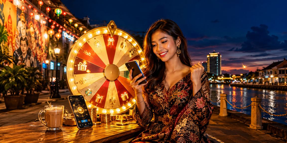 Pengguna Malaysia menikmati pelbagai permainan selepas mendaftar di luckypot